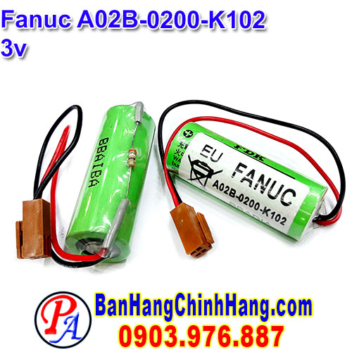Fanuc A20B-0200-K102 3V lithium Battery